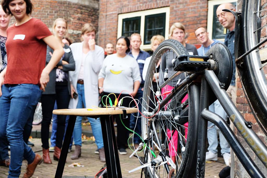 Teacher Maker Camp - bicycle phone charger