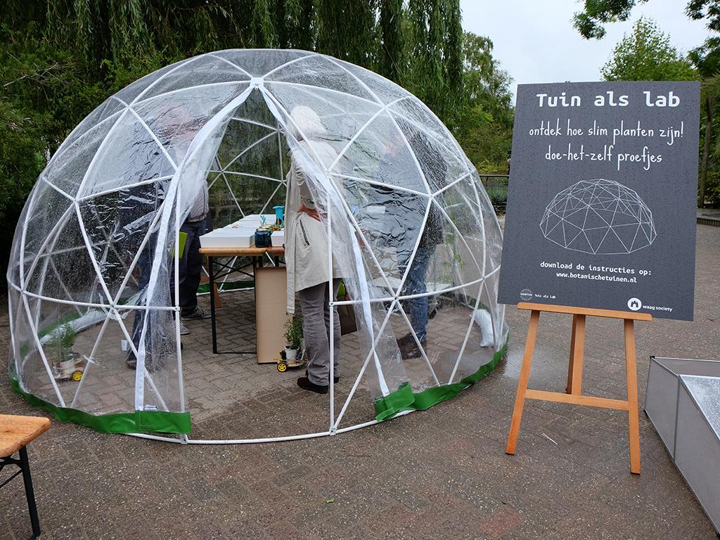 Tuin als Lab installatie