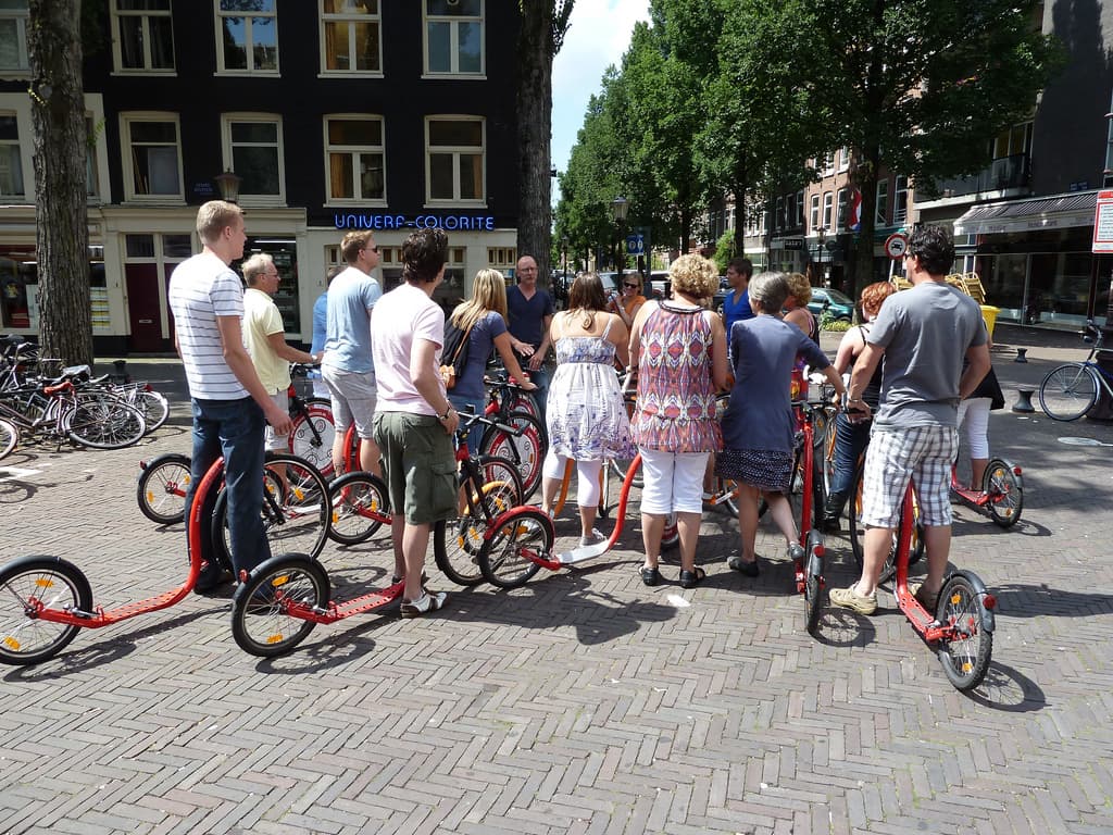 Amsterdam tourists
