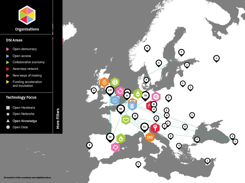 Map from DSI final report