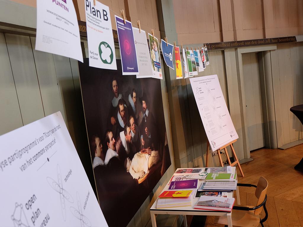 Open Planbureau posters in the Theatrum