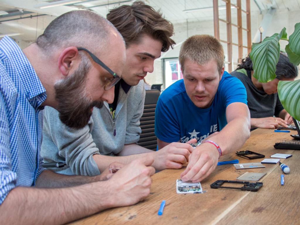 Fairphone crew at Amsterdam HQ