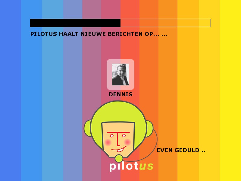 Pilotus openingsscherm