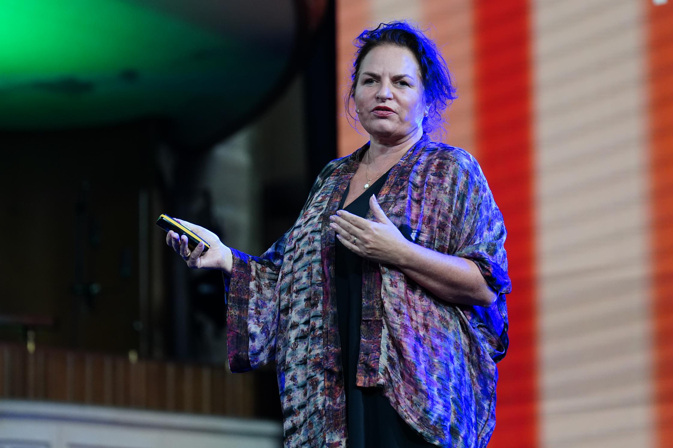 Marleen Stikker bij de opening van het Academisch Jaar - Erasmus Universiteit